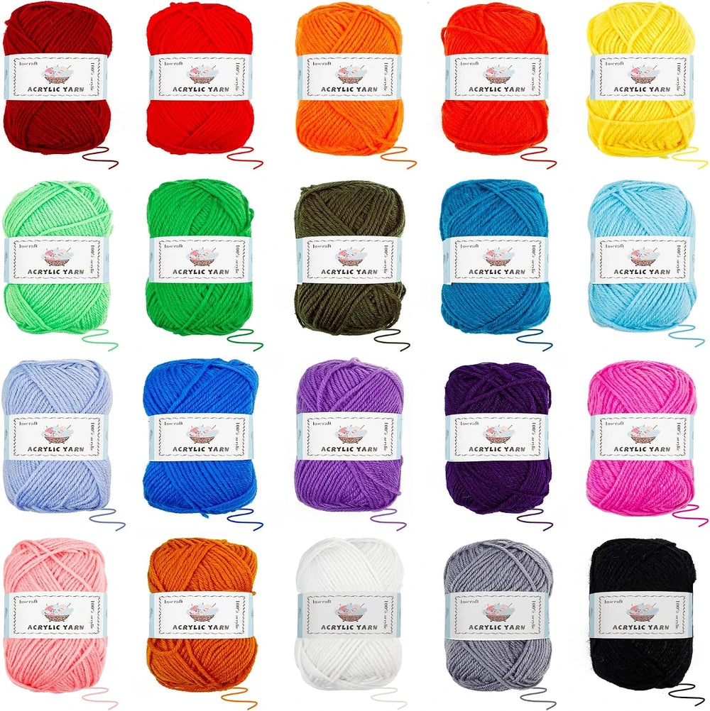 Beginner Crochet Yarn and Accessories Kit