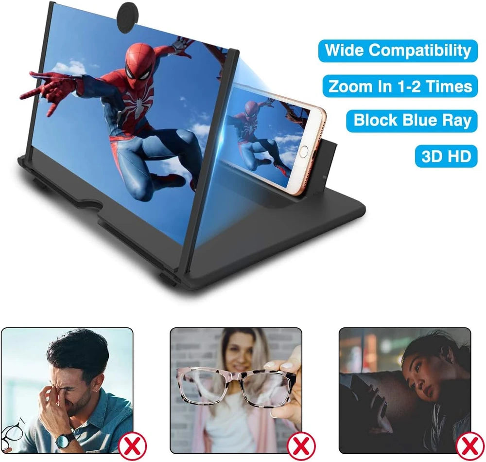 Foldable Phone Screen Magnifier