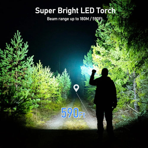 Blukar Rechargeable LED Torch