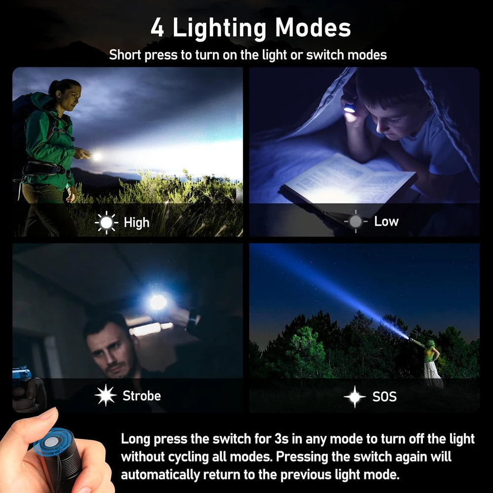 Blukar Rechargeable LED Torch