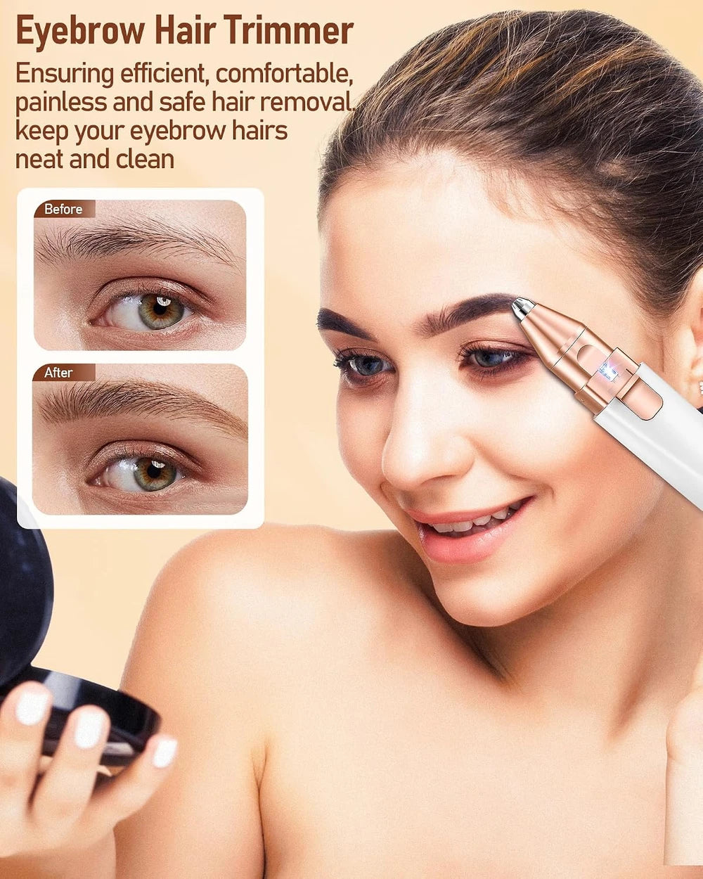 Rechargeable 2-in-1 Facial Hair Trimmer