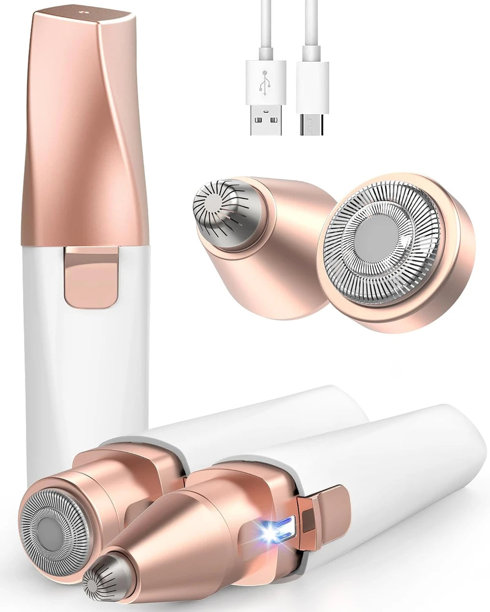 Rechargeable 2-in-1 Facial Hair Trimmer