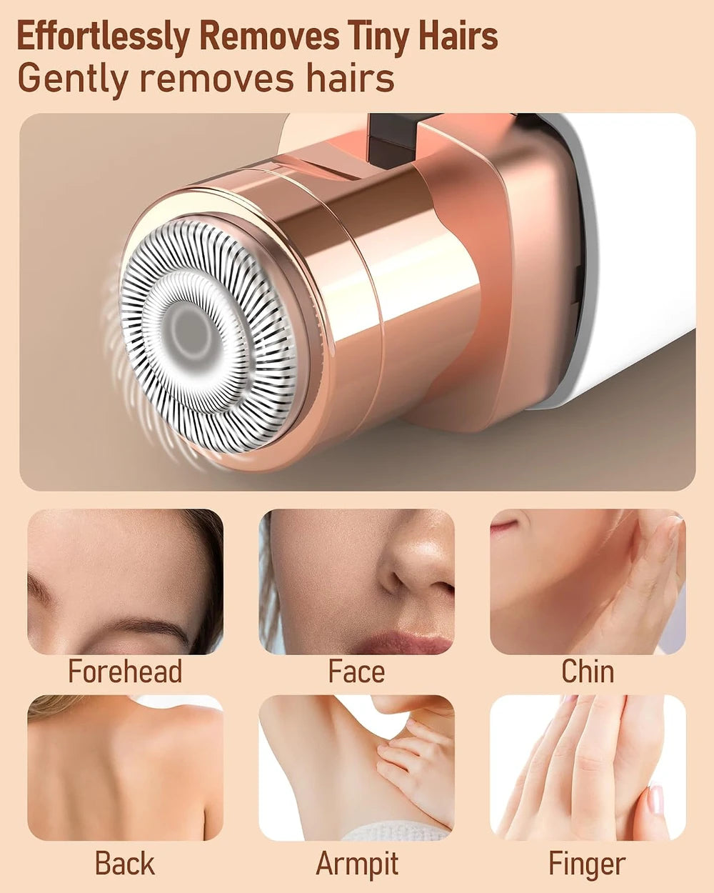 Rechargeable 2-in-1 Facial Hair Trimmer