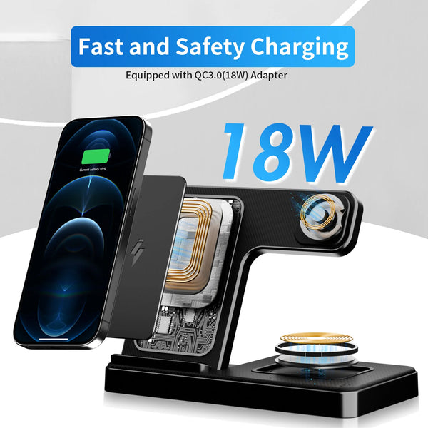 Magnetic Wireless Charger Trio