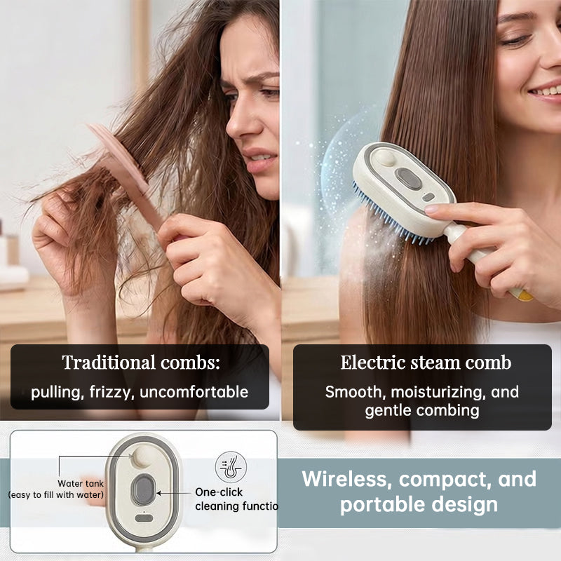 Electric Steam Hair Brush