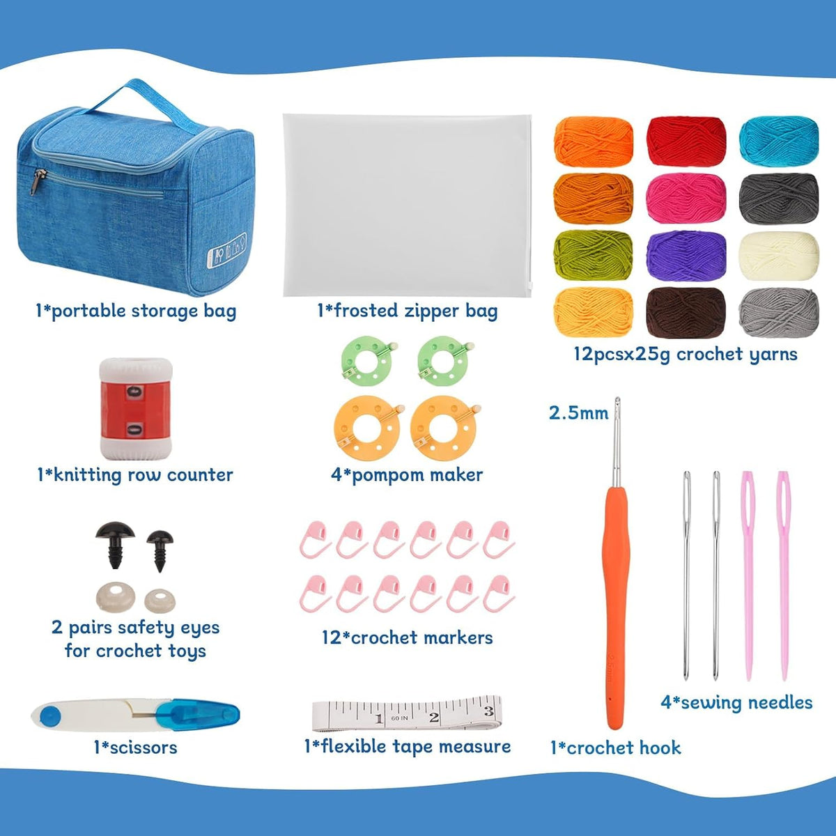 Beginner's Cozy Crochet Kit
