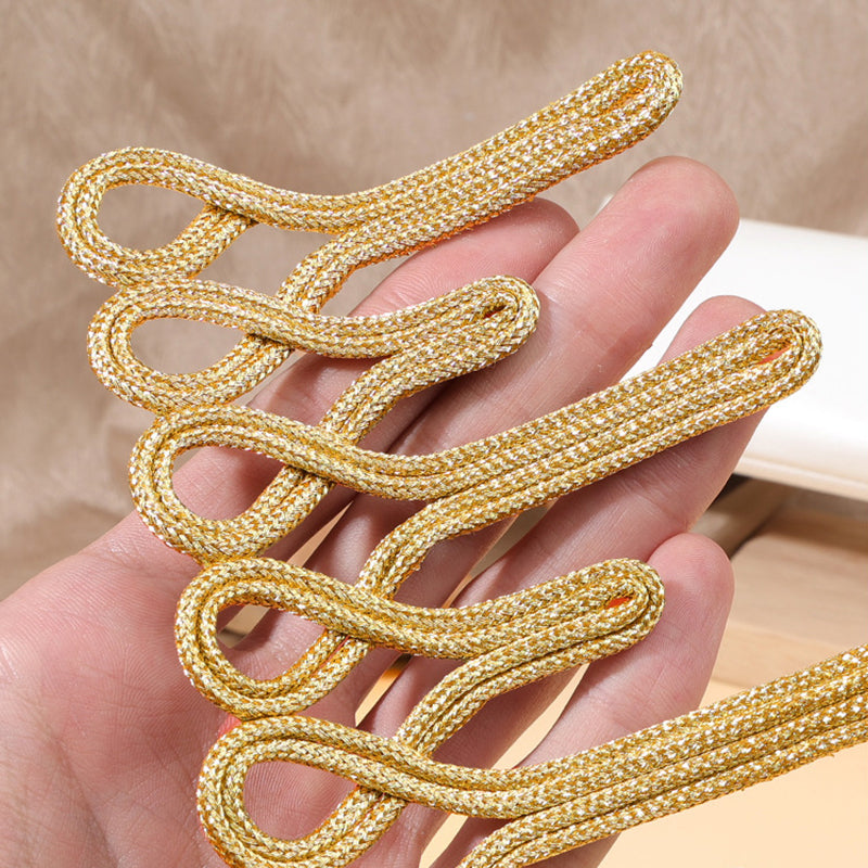 Gold Thread Frog Closure Buttons